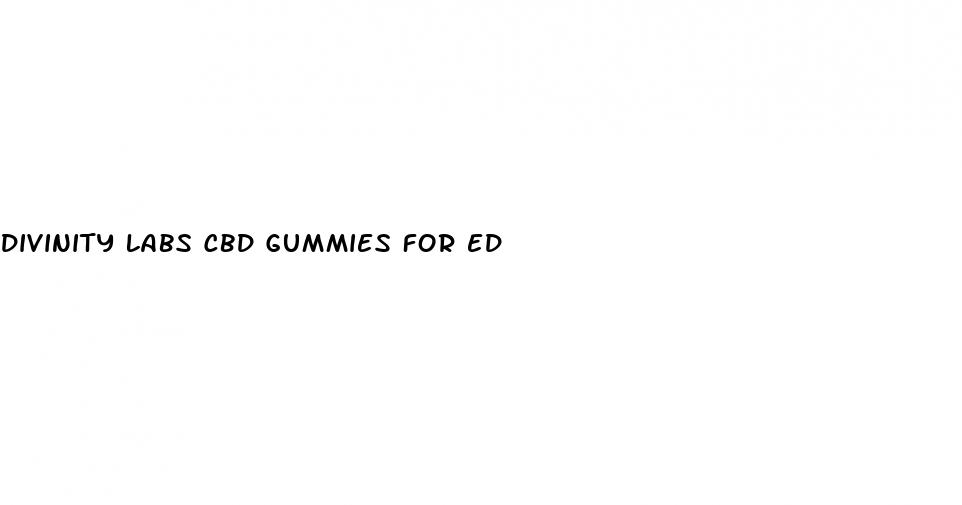 divinity labs cbd gummies for ed