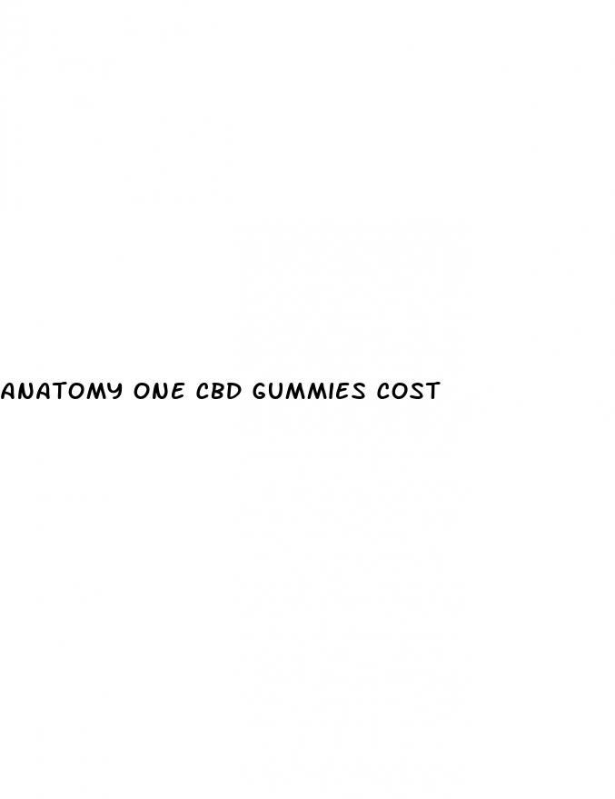 anatomy one cbd gummies cost