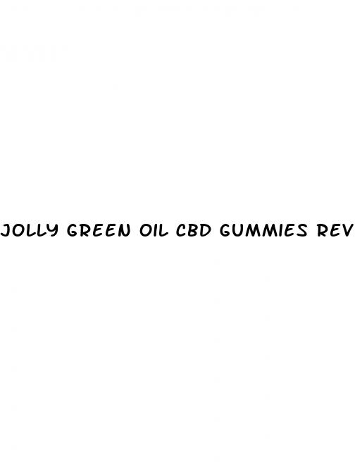 jolly green oil cbd gummies review