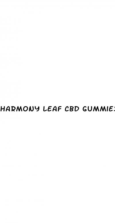 harmony leaf cbd gummies for penile enlargement