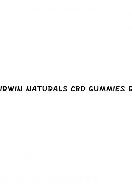 irwin naturals cbd gummies reviews