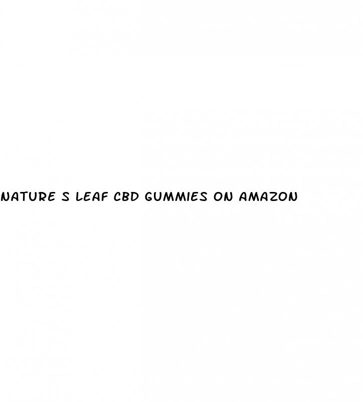 nature s leaf cbd gummies on amazon