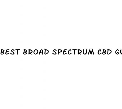 best broad spectrum cbd gummies for sleep