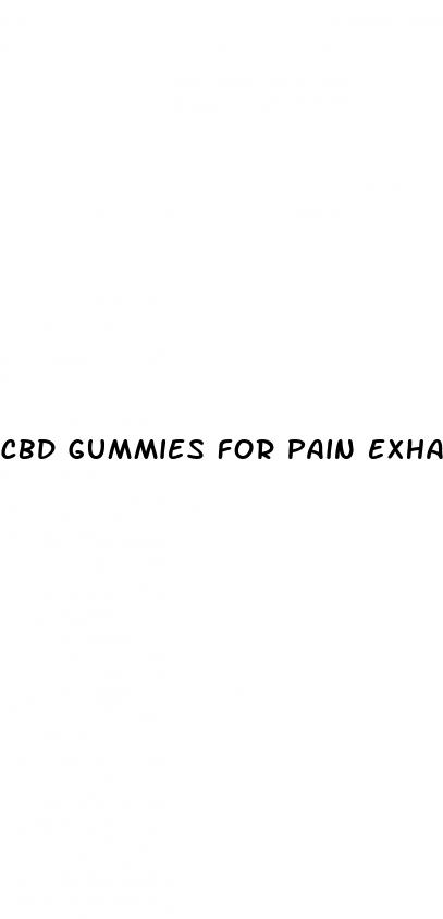 cbd gummies for pain exhale wellness