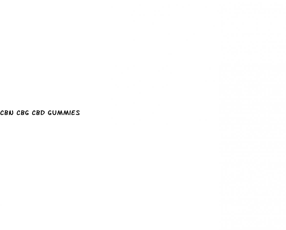 cbn cbg cbd gummies