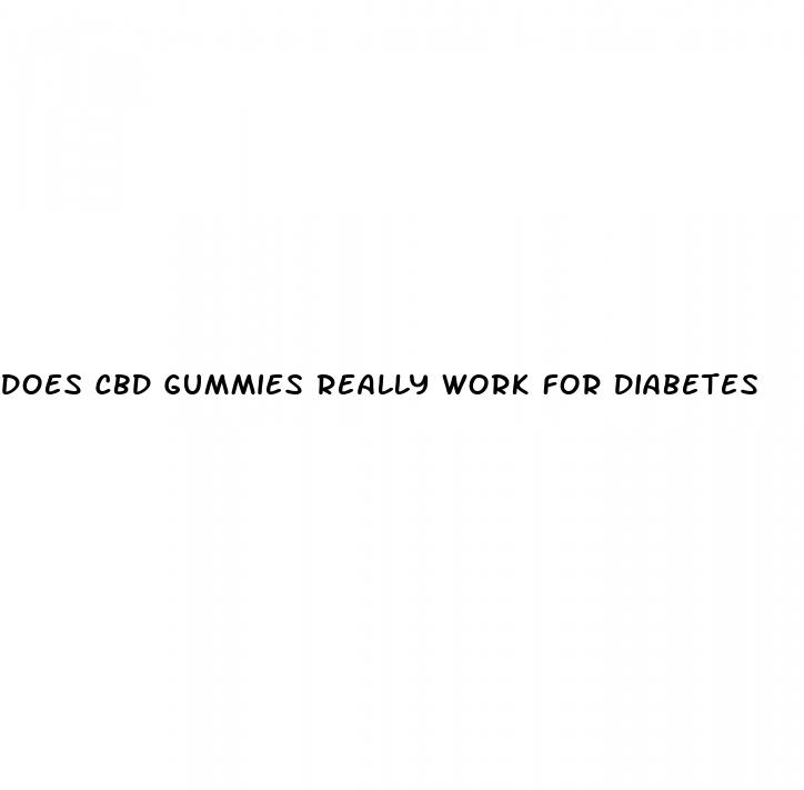 does cbd gummies really work for diabetes