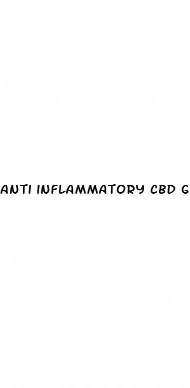 anti inflammatory cbd gummies