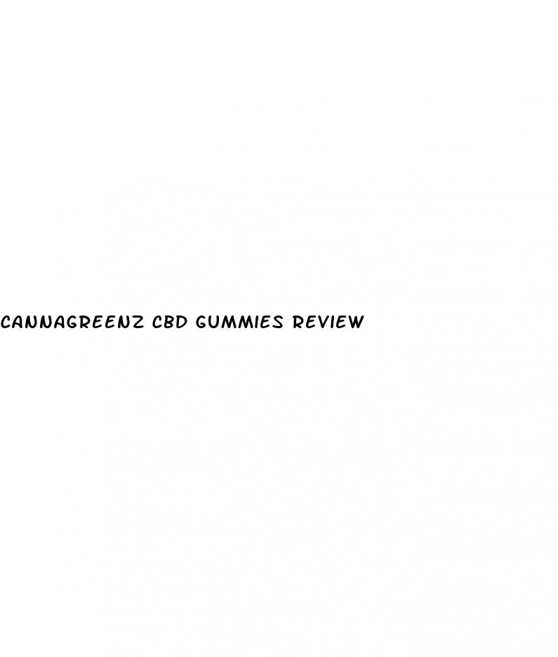 cannagreenz cbd gummies review