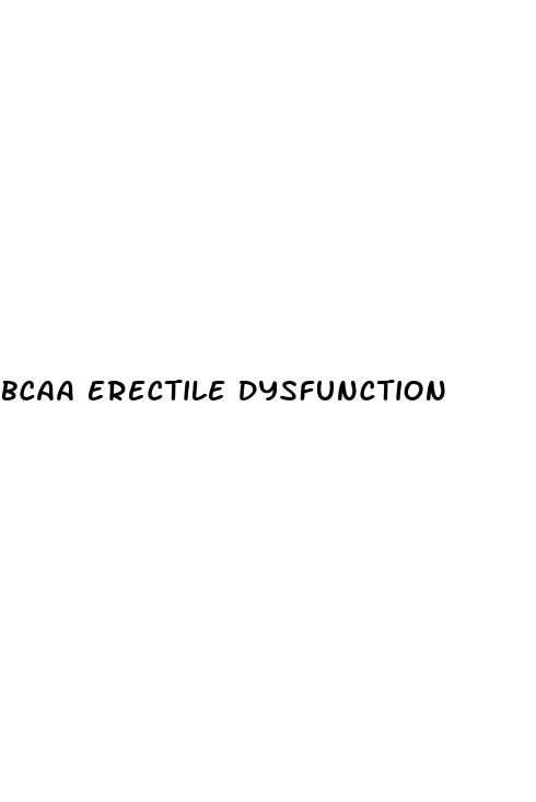 bcaa erectile dysfunction