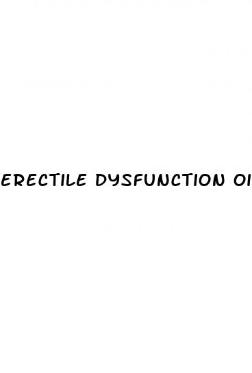 erectile dysfunction ointment