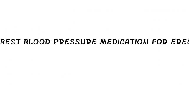 best blood pressure medication for erectile dysfunction