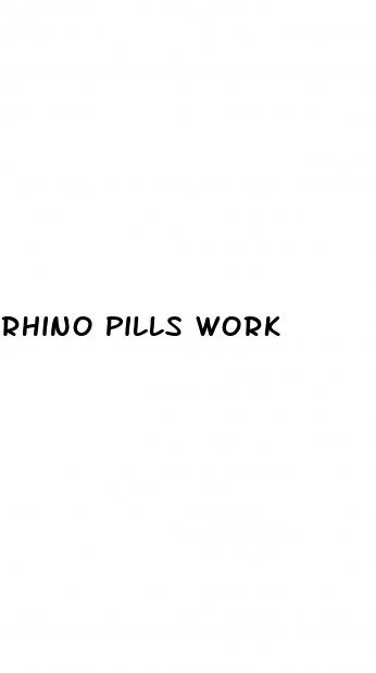 rhino pills work