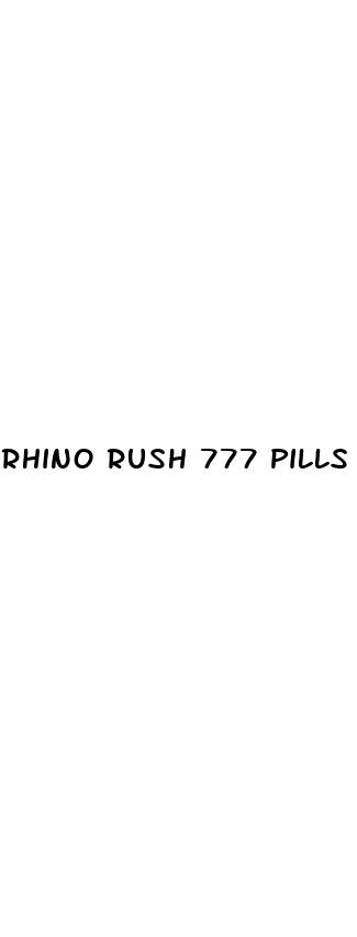 rhino rush 777 pills