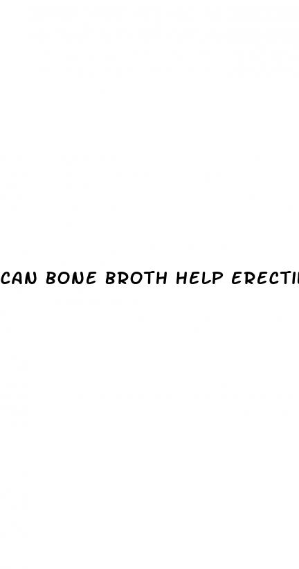 can bone broth help erectile dysfunction