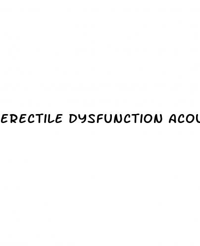 erectile dysfunction acoustic wave therapy