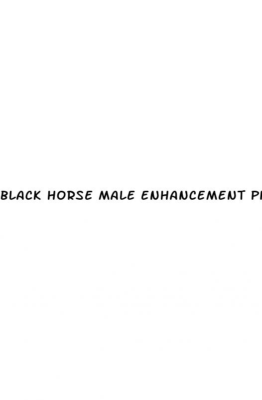 black horse male enhancement pills