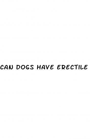 can dogs have erectile dysfunction