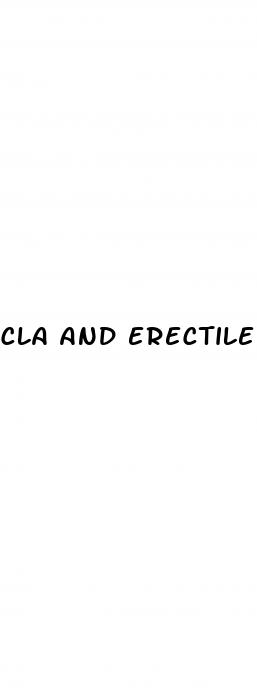 cla and erectile dysfunction