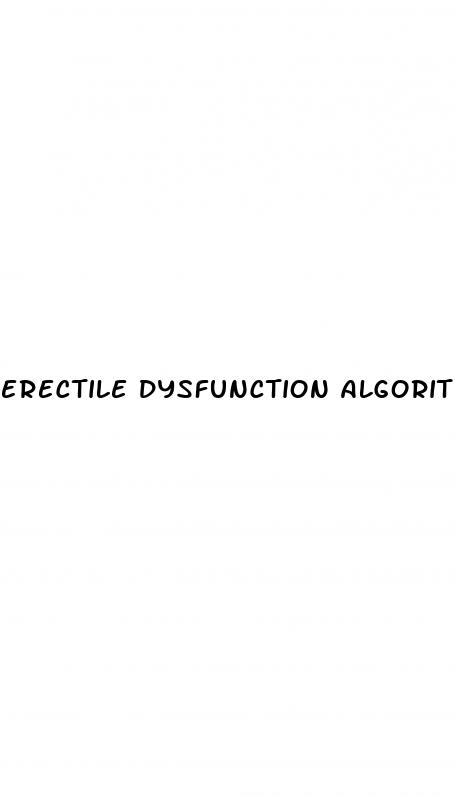 erectile dysfunction algorithm