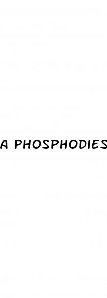 a phosphodiesterase inhibitor may help a male with erectile dysfunction