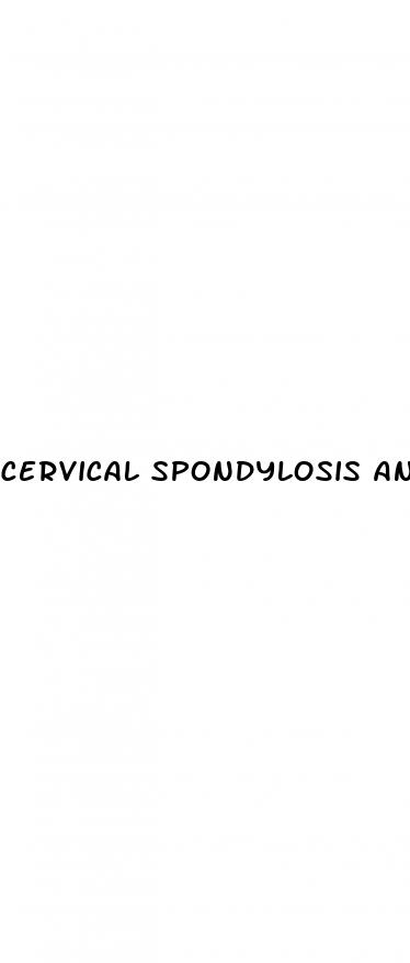 cervical spondylosis and erectile dysfunction