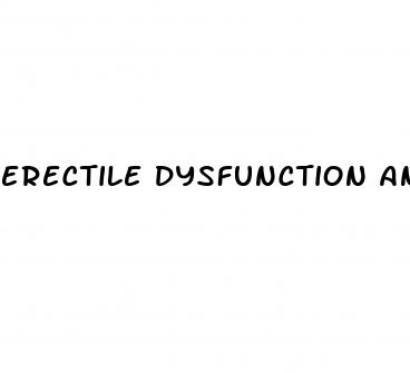 erectile dysfunction and spinal stenosis