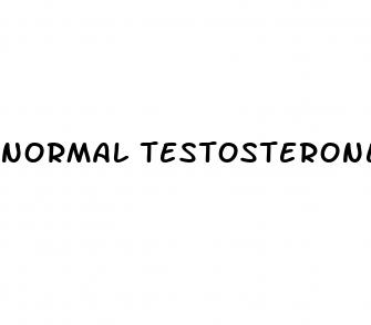 normal testosterone levels but erectile dysfunction