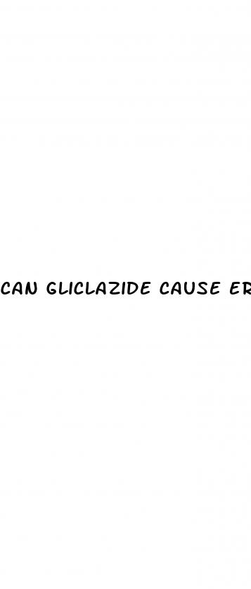 can gliclazide cause erectile dysfunction