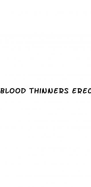 blood thinners erectile dysfunction