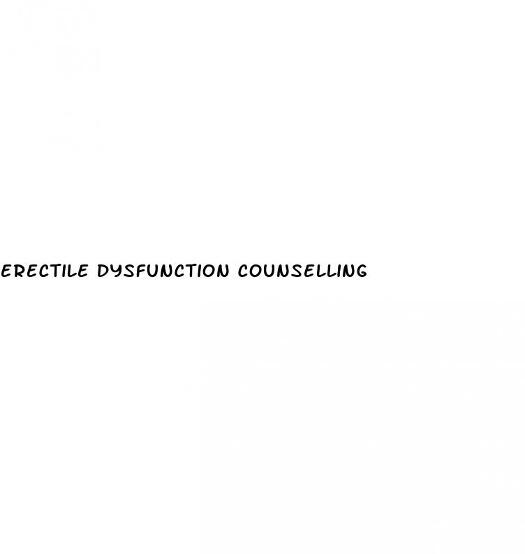 erectile dysfunction counselling