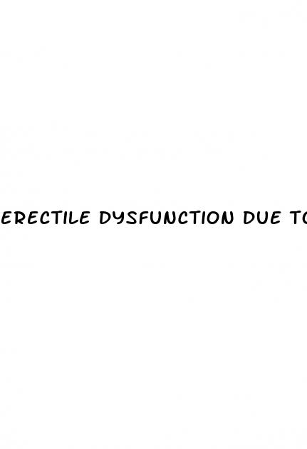 erectile dysfunction due to diabetes