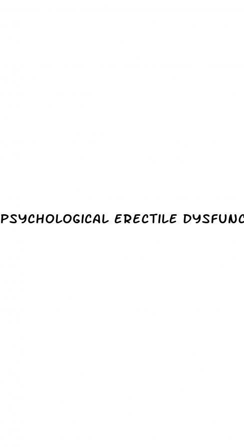 psychological erectile dysfunction cure