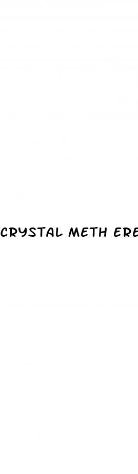 crystal meth erectile dysfunction