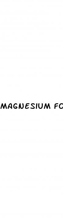 magnesium for erectile dysfunction reddit