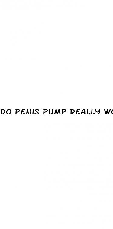 do penis pump really works