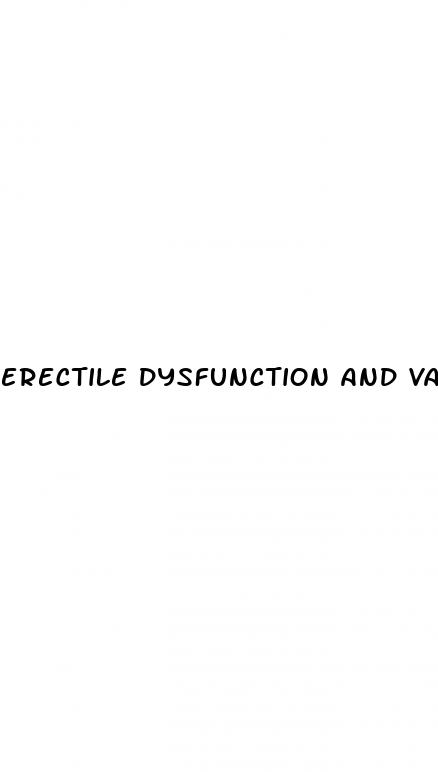 erectile dysfunction and varicocele