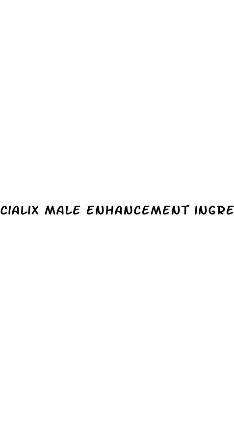 cialix male enhancement ingredients