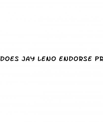 does jay leno endorse primal magnum male enhancer