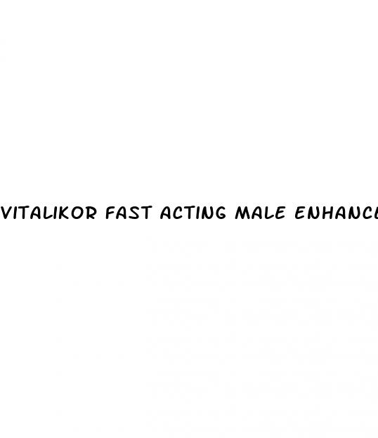 vitalikor fast acting male enhancement supplement