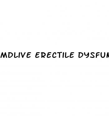 mdlive erectile dysfunction