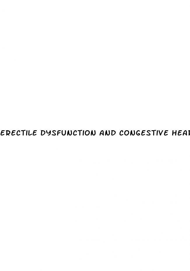 erectile dysfunction and congestive heart failure