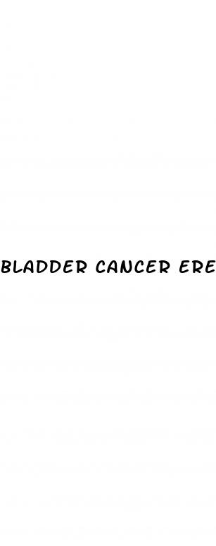 bladder cancer erectile dysfunction