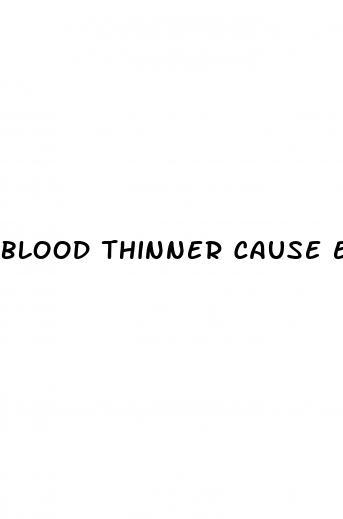 blood thinner cause erectile dysfunction