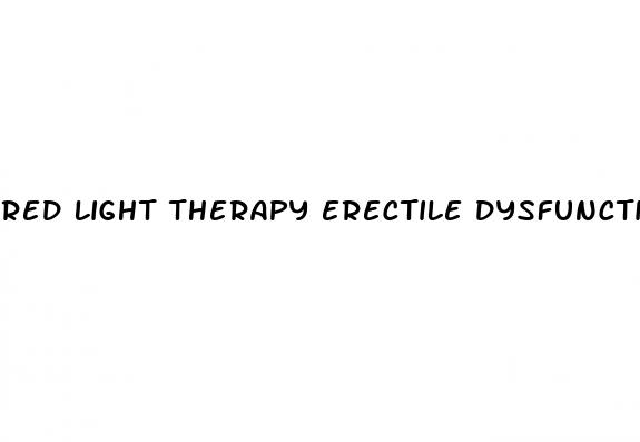 red light therapy erectile dysfunction reddit