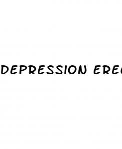 depression erectile dysfunction exercise