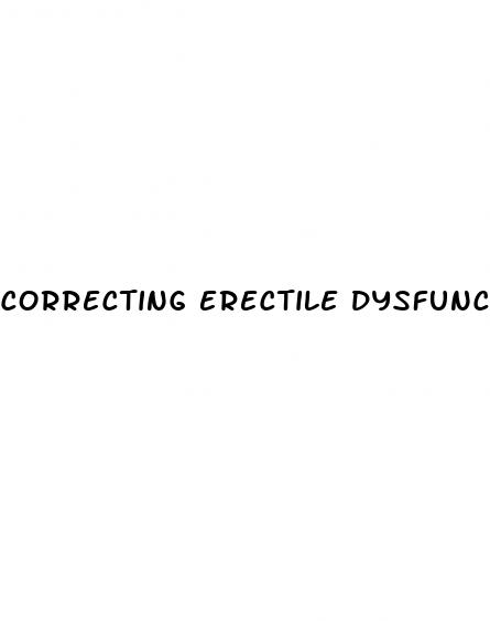 correcting erectile dysfunction exercise