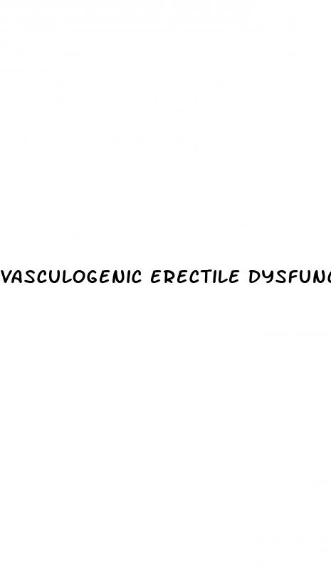 vasculogenic erectile dysfunction