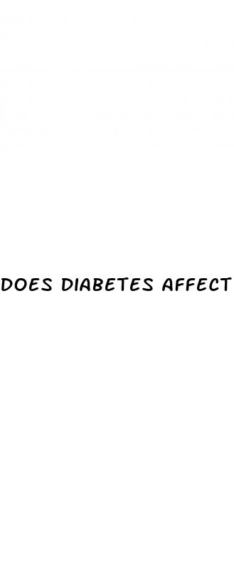 does diabetes affect erectile dysfunction