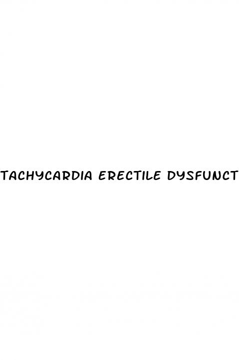 tachycardia erectile dysfunction