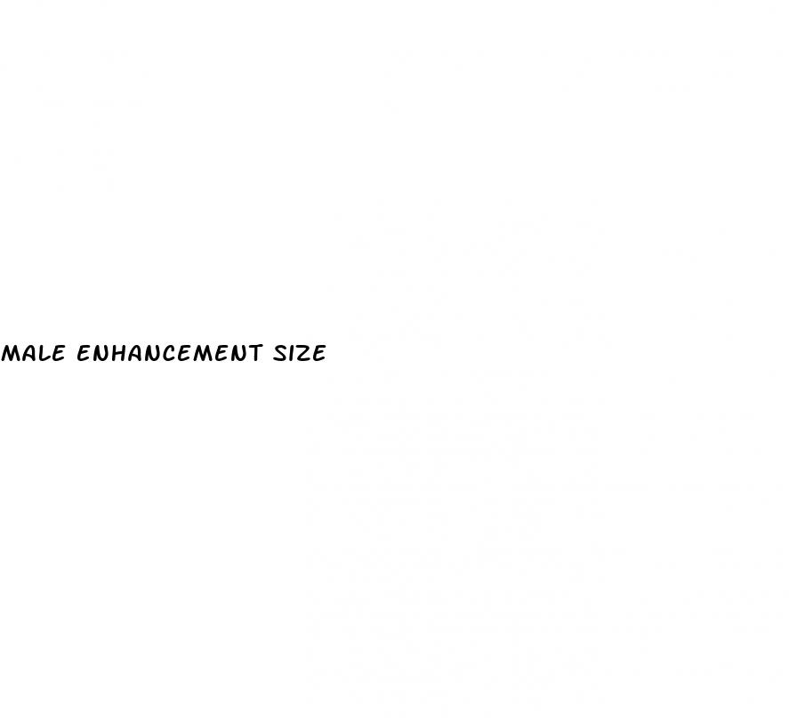 male enhancement size